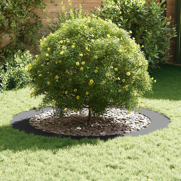 Baumringe Flach Anthrazit Stahl Ø90/120cm 5er Set