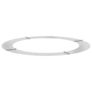 vidaXL Convient pour les anneaux d'arbres plats 5 pcs Argent Ø90 / 120 cm