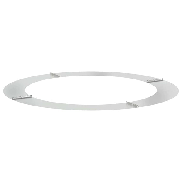 vidaXL Convient pour les anneaux d'arbres plats 5 pcs Argent Ø90 / 120 cm