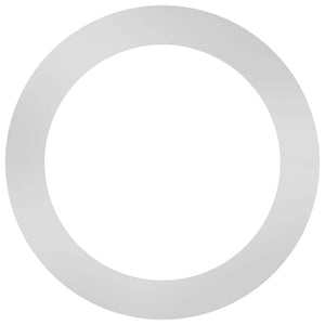 vidaXL Convient pour les anneaux d'arbres plats 5 pcs Argent Ø90 / 120 cm