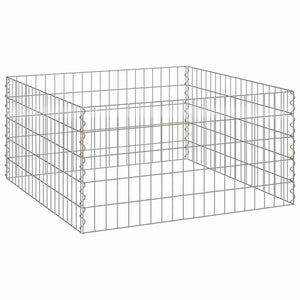 Quadratischer Komposter aus Eisen 100x100x50cm