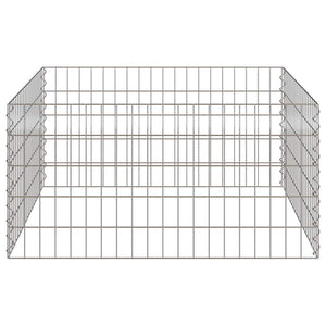 Quadratischer Komposter aus Eisen 100x100x50cm
