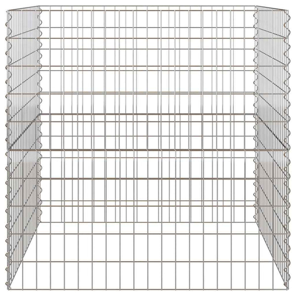 Quadratischer Eisen Komposter 100x100x100 cm
