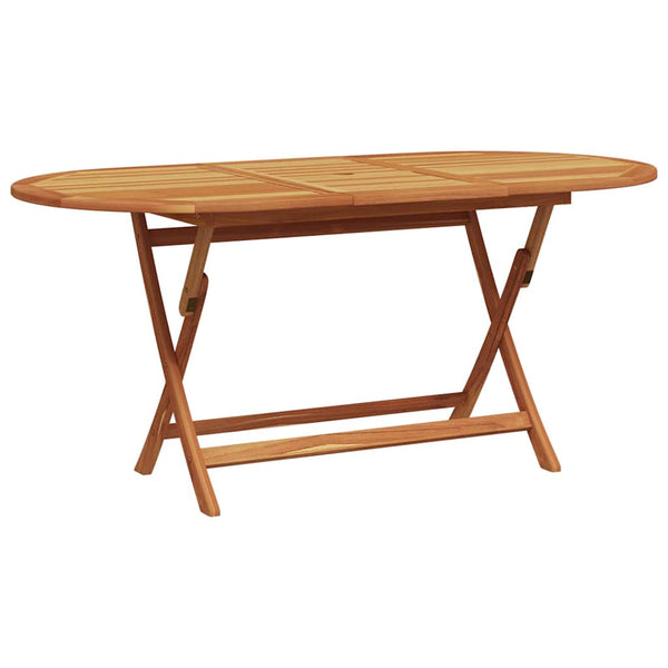 Garten Essgruppe 7-teilig Cremeweiß Akazie Massivholz