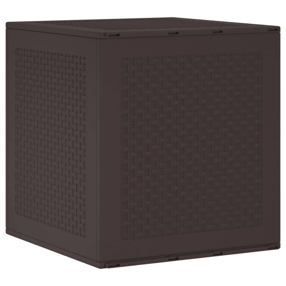 Braune Aufbewahrungsbox 55x53x57 cm