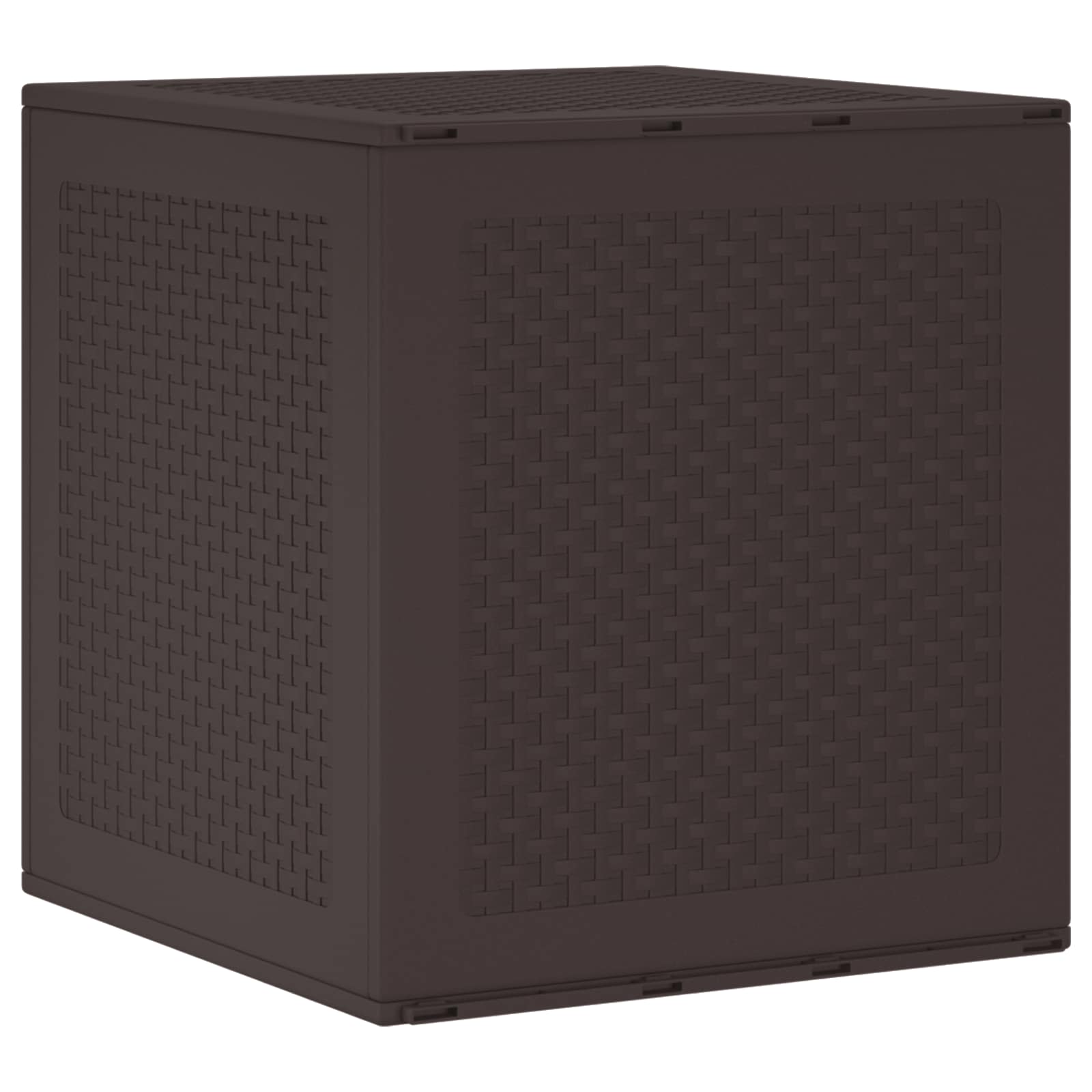 Braune Aufbewahrungsbox 55x53x57 cm