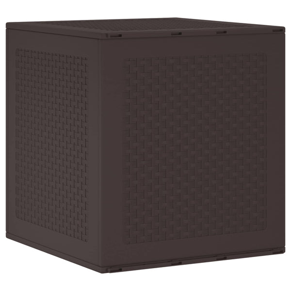 Braune Aufbewahrungsbox 55x53x57 cm