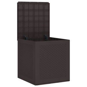 Braune Aufbewahrungsbox 55x53x57 cm