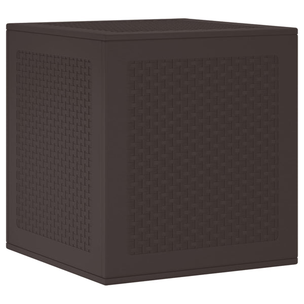 Braune Aufbewahrungsbox 55x53x57 cm
