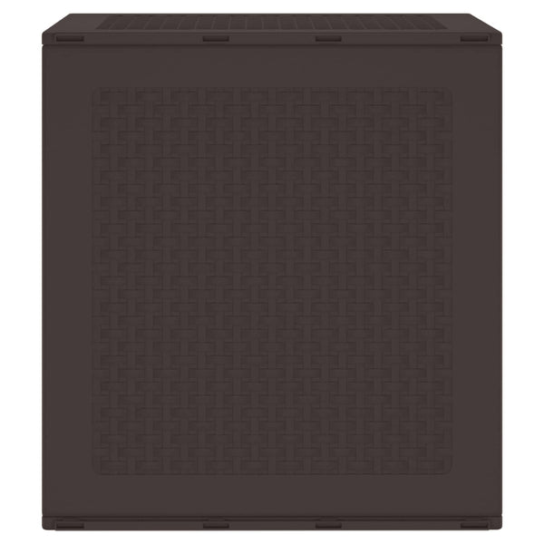 Braune Aufbewahrungsbox 55x53x57 cm