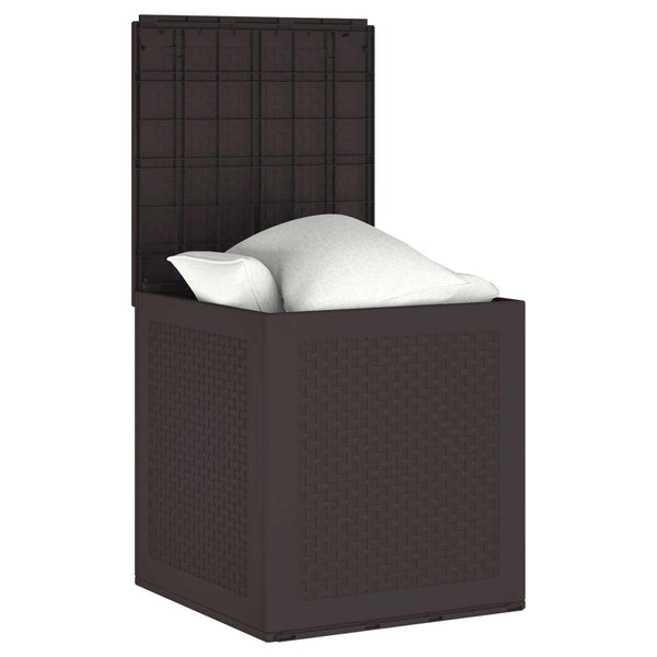 Braune Aufbewahrungsbox 55x53x57 cm