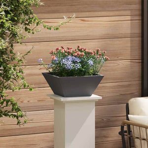 Garten Pflanzgefäß Set Schwarz 5-teilig
