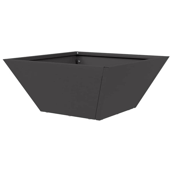 Garten Pflanzgefäß Set Schwarz 5-teilig