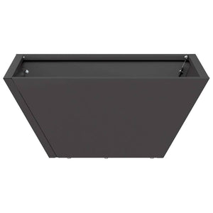 Garten Pflanzgefäß Set Schwarz 5-teilig