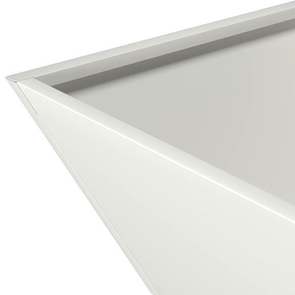Garten Pflanzgefäß 5er Set Weiß 35x35x15cm