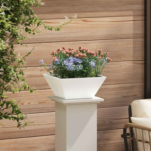 Garten Pflanzgefäß 5er Set Weiß 35x35x15cm