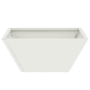 Garten Pflanzgefäß 5er Set Weiß 35x35x15cm