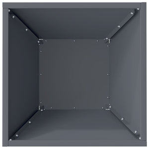 Anthrazit Pflanzgefäß 5er Set 35x35x15cm