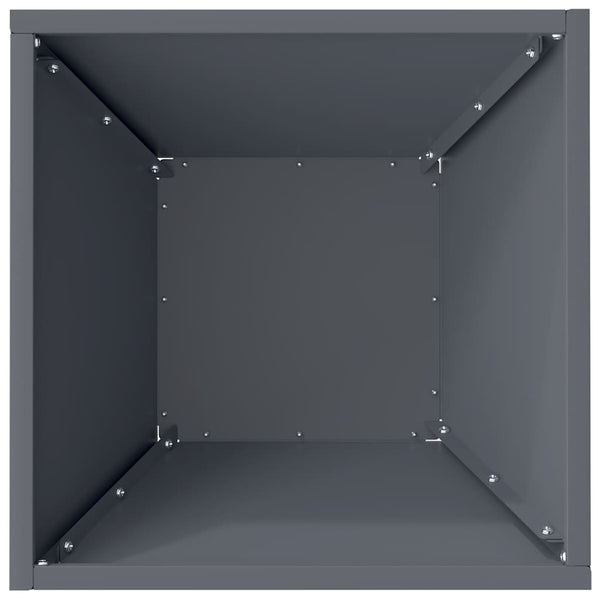 Anthrazit Pflanzgefäß 5er Set 35x35x15cm