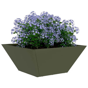 Olive Grüner Pflanztopf 35x35x15 cm