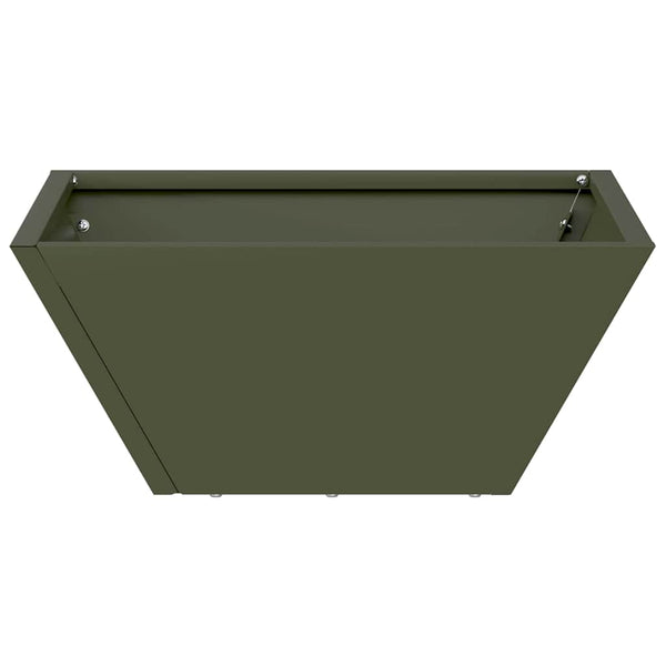 Olive Grüne Garten Pflanzgefäße, 5er Set