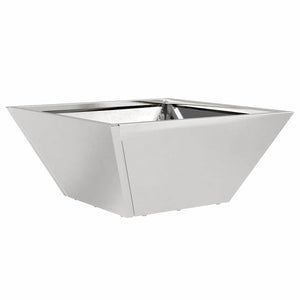 Edelstahl Pflanzgefäß Set, 5-teilig, Silber