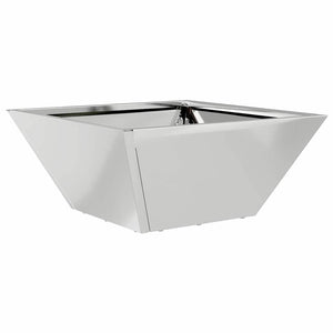 Silbernes Garten-Pflanzgefäß, 5er-Set