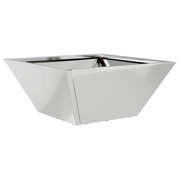 Silbernes Garten-Pflanzgefäß, 5er-Set