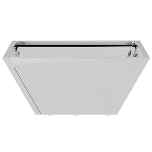 Silbernes Garten-Pflanzgefäß, 5er-Set