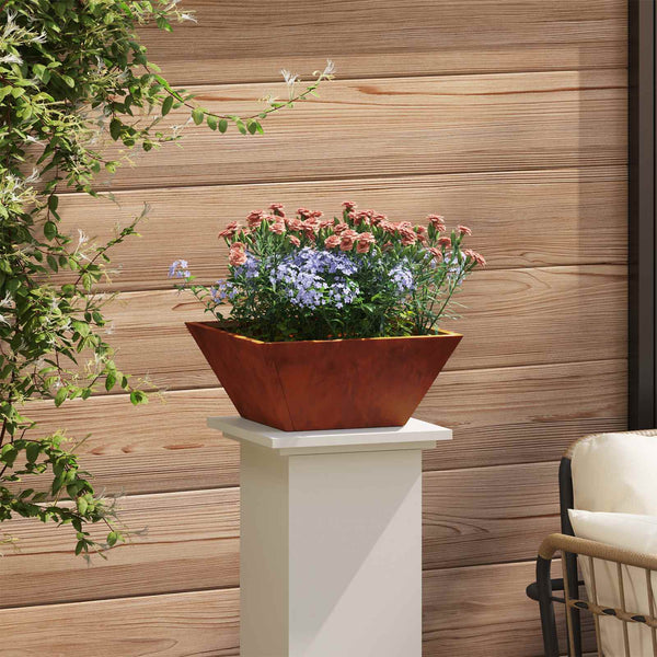 Rostige Pflanzgefäße 5er Set, 35cm