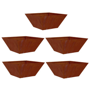 Rostige Pflanzgefäße 5er Set, 35cm