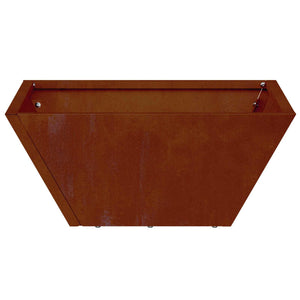 Rostige Pflanzgefäße 5er Set, 35cm
