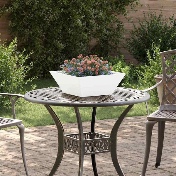 Garten Pflanzgefäß Set, 5-teilig, Weiß