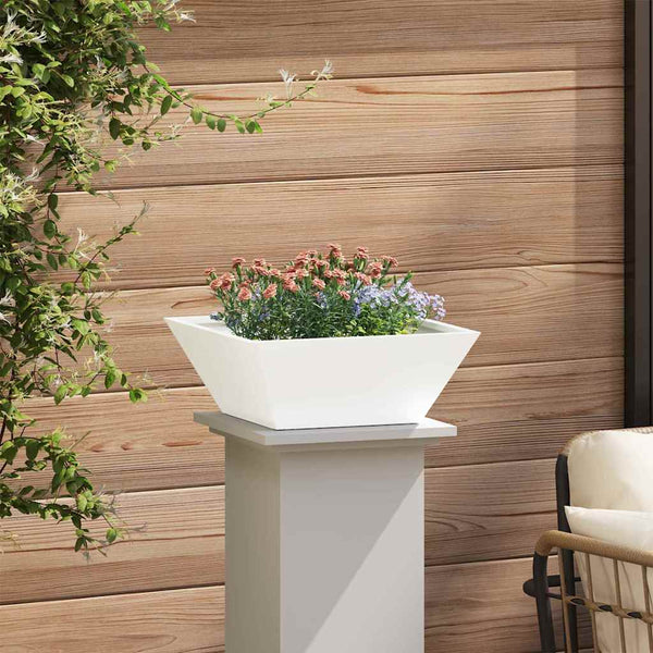 Garten Pflanzgefäß Set, 5-teilig, Weiß