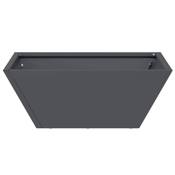 Anthrazit Garten Pflanzgefäß 5er Set 40x40x15cm