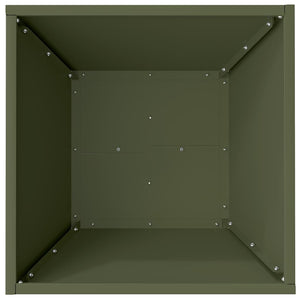 Olive Grünes Garten-Pflanzgefäß 40x40 cm