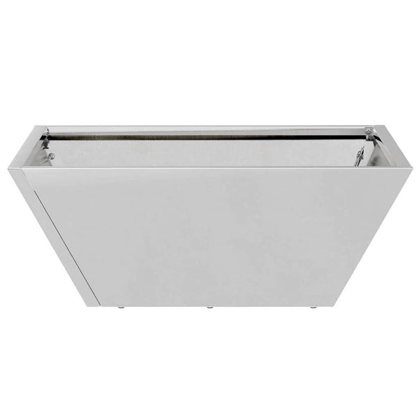 vidaXL Jardinière de jardin argentée 40 x 40 x 15 cm Acier galvanisé