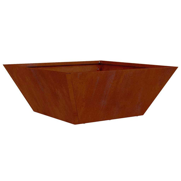 Rostige Pflanzgefäße 5er Set, 40x40x15cm