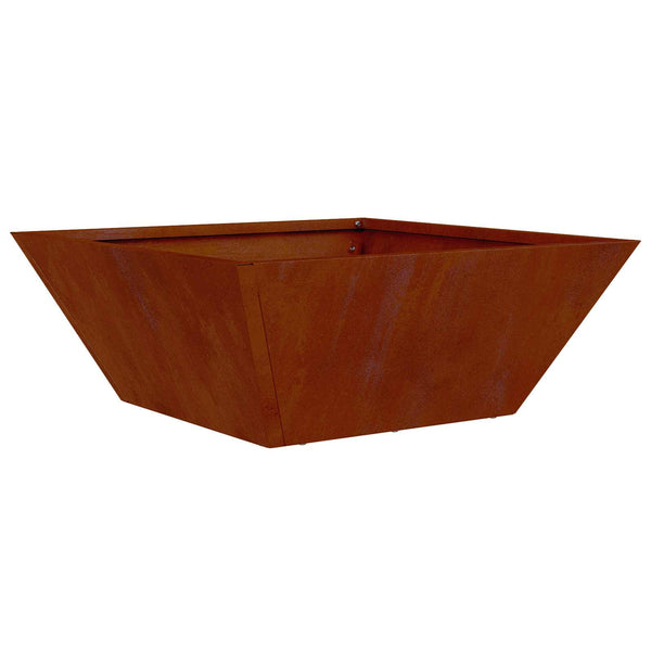 Rostige Pflanzgefäße 5er Set, 40x40x15cm
