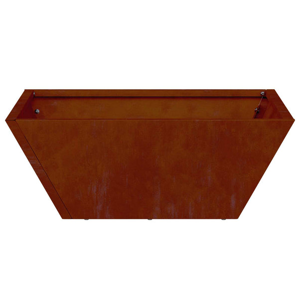 Rostige Pflanzgefäße 5er Set, 40x40x15cm