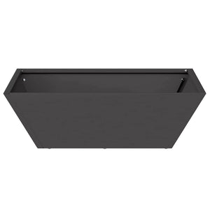 Garten Pflanzgefäß 5er Set Schwarz 50x50x15cm