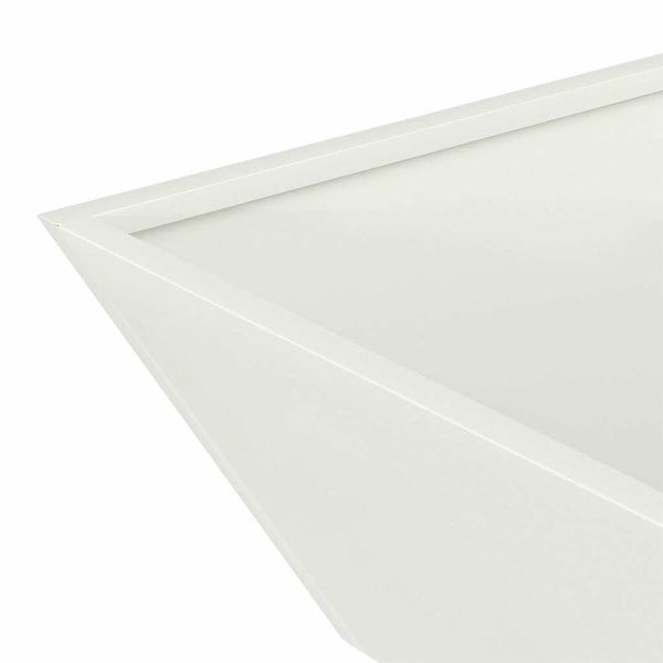 Weißes Garten-Pflanzgefäß 5er Set 50x50x15cm