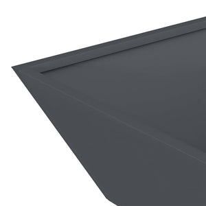 Anthrazit Garten Pflanzgefäß 5er Set 50x50x15cm