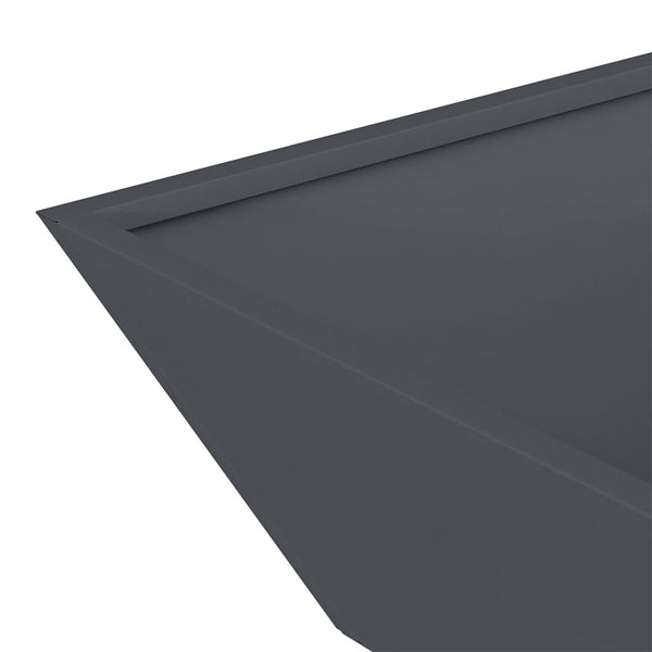 Anthrazit Garten Pflanzgefäß 5er Set 50x50x15cm