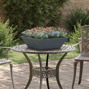 Anthrazit Garten Pflanzgefäß 5er Set 50x50x15cm