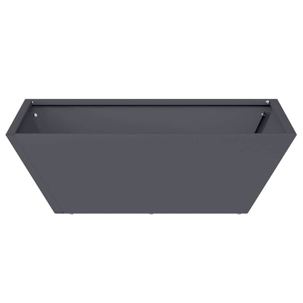 Anthrazit Garten Pflanzgefäß 5er Set 50x50x15cm