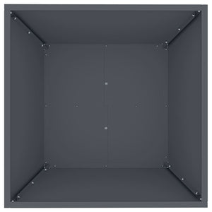 Anthrazit Garten Pflanzgefäß 5er Set 50x50x15cm