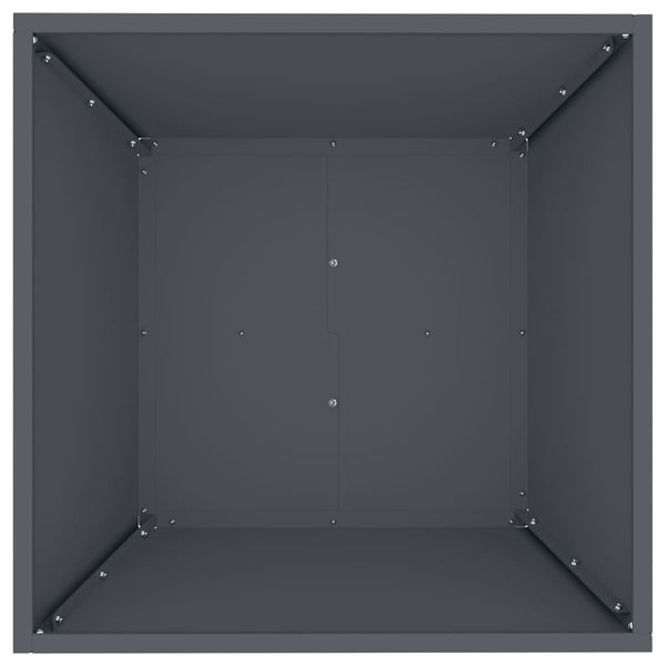 Anthrazit Garten Pflanzgefäß 5er Set 50x50x15cm