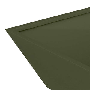vidaXL Jardinière 5 pcs Vert olive 50 x 50 x 15 cm