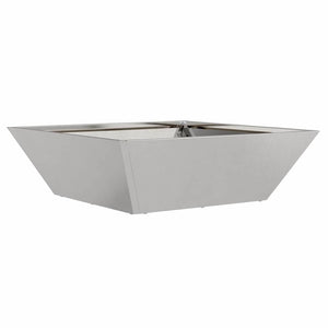Edelstahl Pflanzgefäß Set, 5-teilig, 50x50x15cm